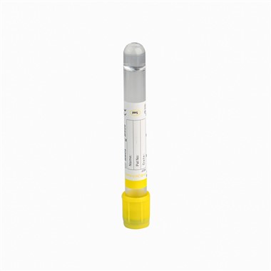 医用塑料玻璃黄色帽真空采血凝胶和凝块活化剂管