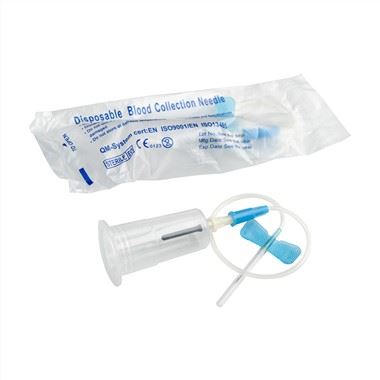Plastic Plain Vacuum Collection Sterile Safety Blood Needle with CE