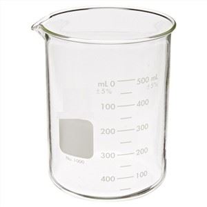 Laboratory Glassware Tall Form Borosilicate Glass Beaker with Lip and Graduation