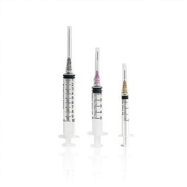 一次性医用鲁尔锁鲁尔滑1ml注射器可伸缩针安全注射器自动禁用注射器与疫苗注射针头FDA 510K CE批准