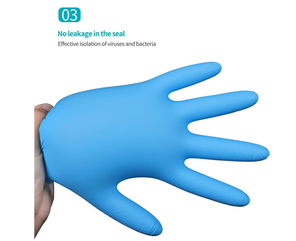 Disposable Protective Nitrile Examination Gloves
