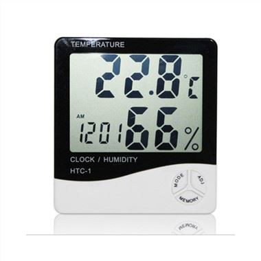 数字温度湿度计HTC-1 HTC-2温度计湿度计和闹钟