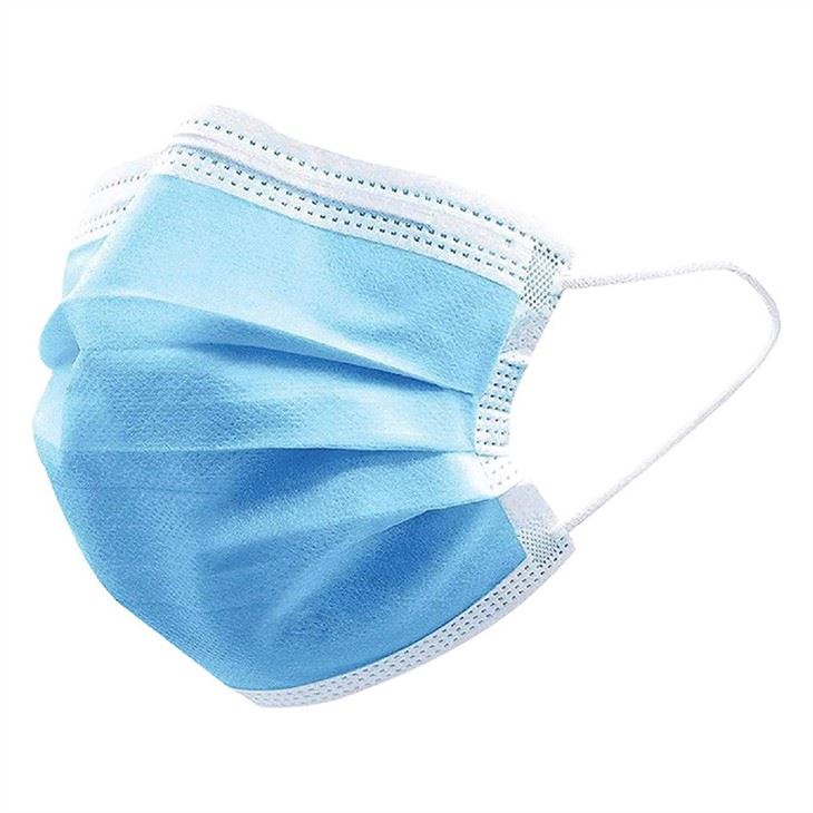 High Quality Disposable 3 Ply Adult Anti Splash Dust Pm2.5 Virus FDA 510K Cdc Niosh CE En149 En14683 Approved Non Woven Fabric Blue Medical Face Mask