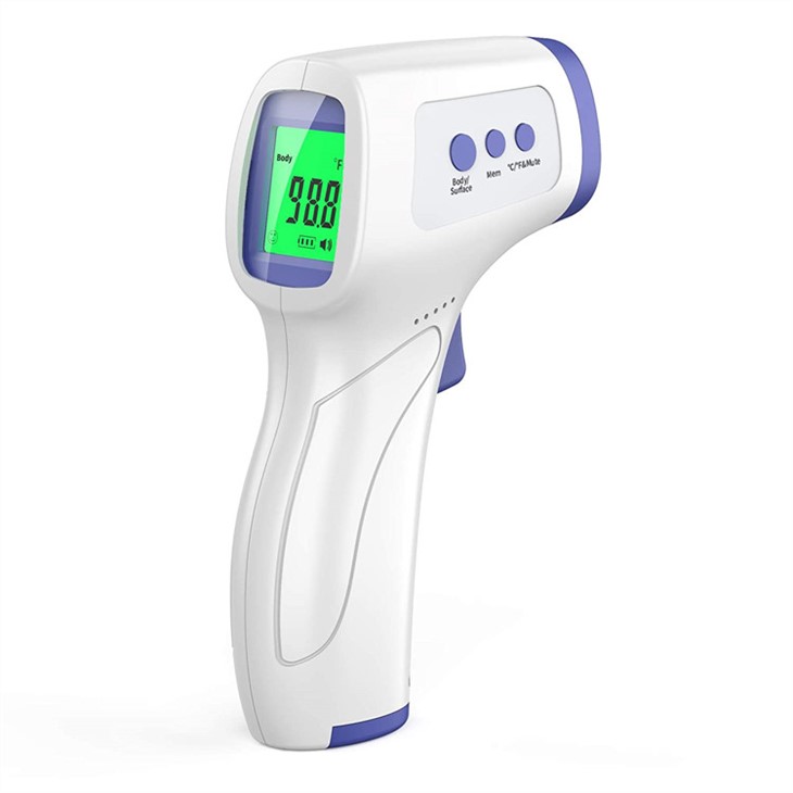 Wholesale Electronic Clinical Electric LCD Hand-Held Portable Digital Infrared Forehead Thermometer Factory Forehead Fever Thermometer Baby Thermometer FDA CE