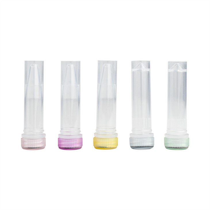 Disposable Hinged Screw Cap Conical Bottom 1.5ml Cryovial Cryotube