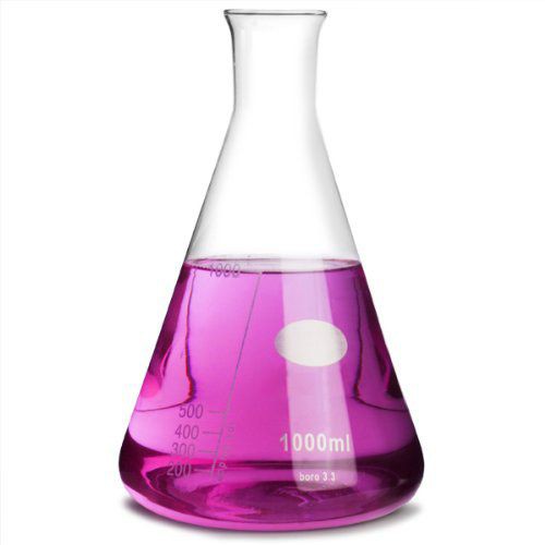 实验室玻璃erlenmeyer烧瓶