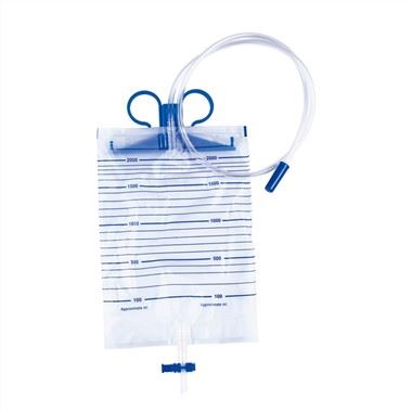 Medical Disposable Sterile 2000ul Plastci Urine Bag For Hospital